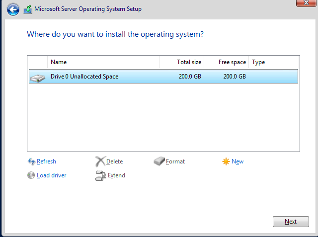 Disk now visible after VirtIO driver loaded