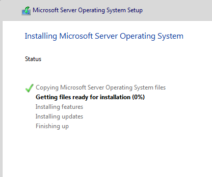 Windows installing